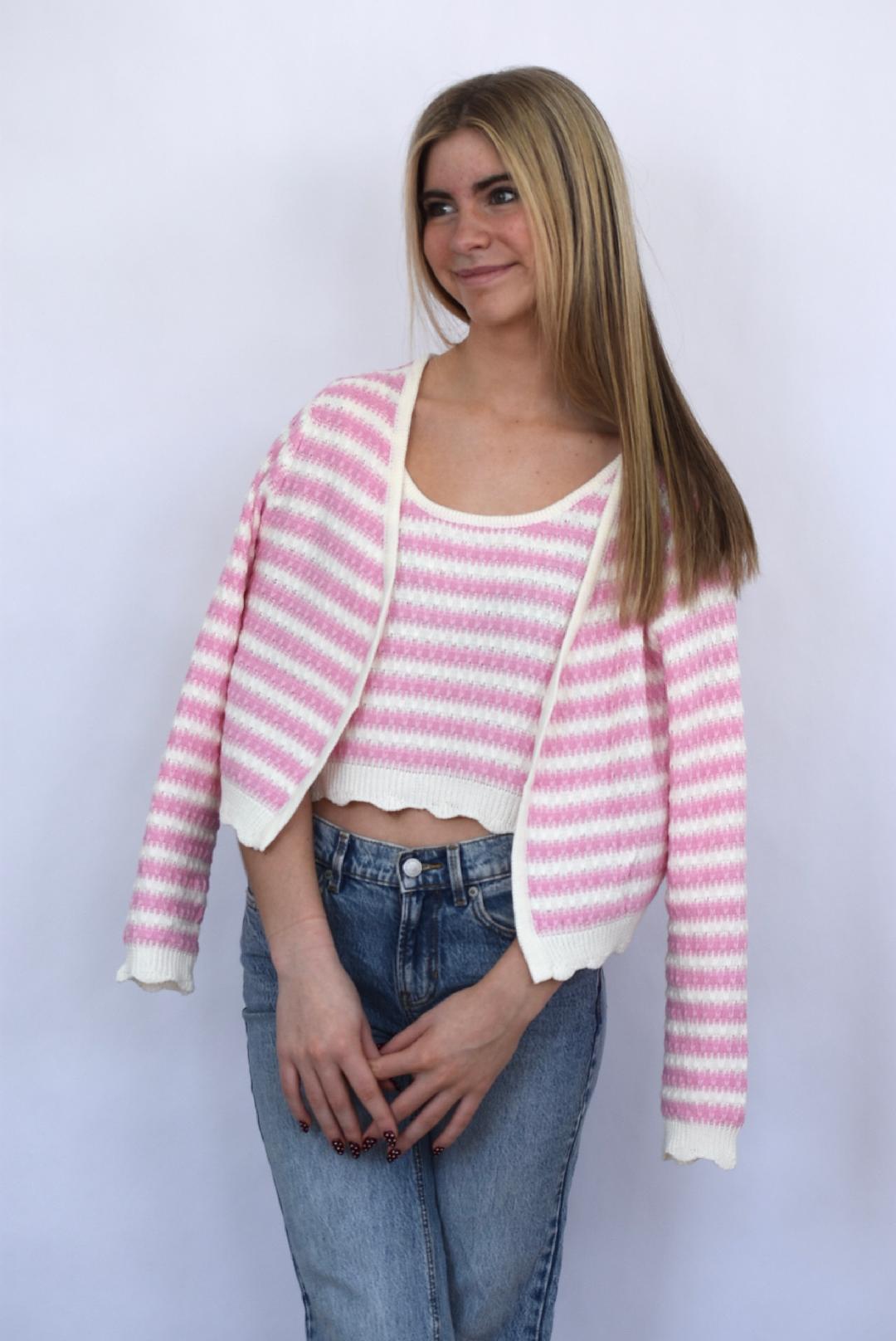 Coastal Crush Cardigan Set